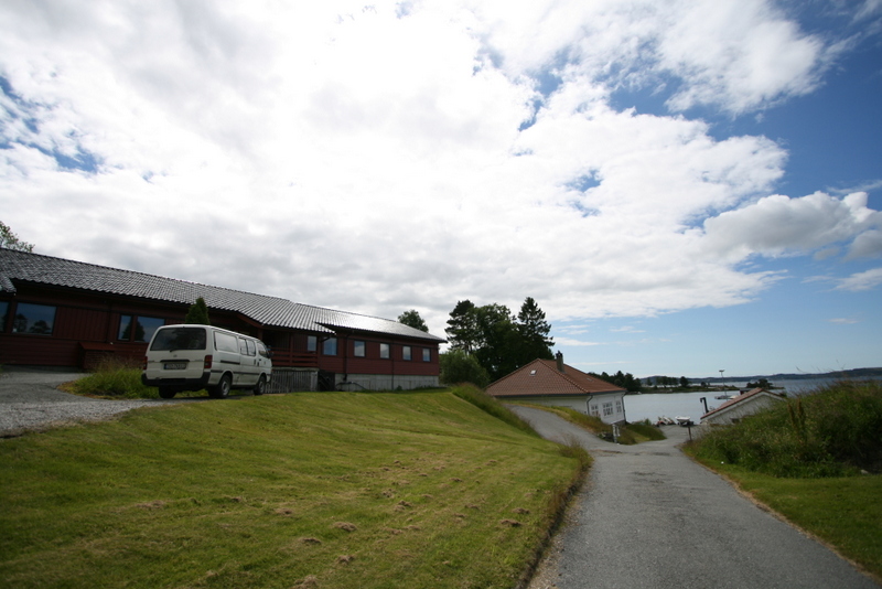 Our field station at Espegrend, where we're based