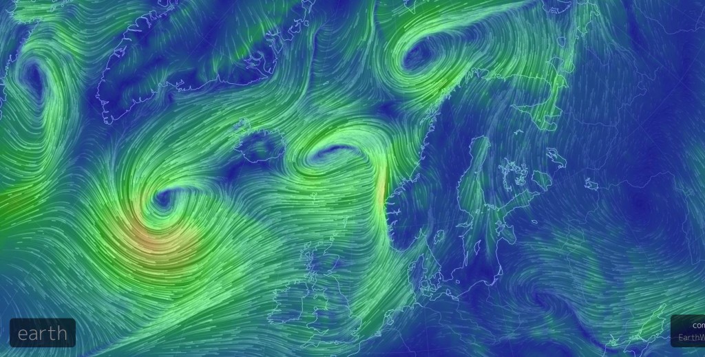 Stormy weather! Thankfully it passed after the first week. 